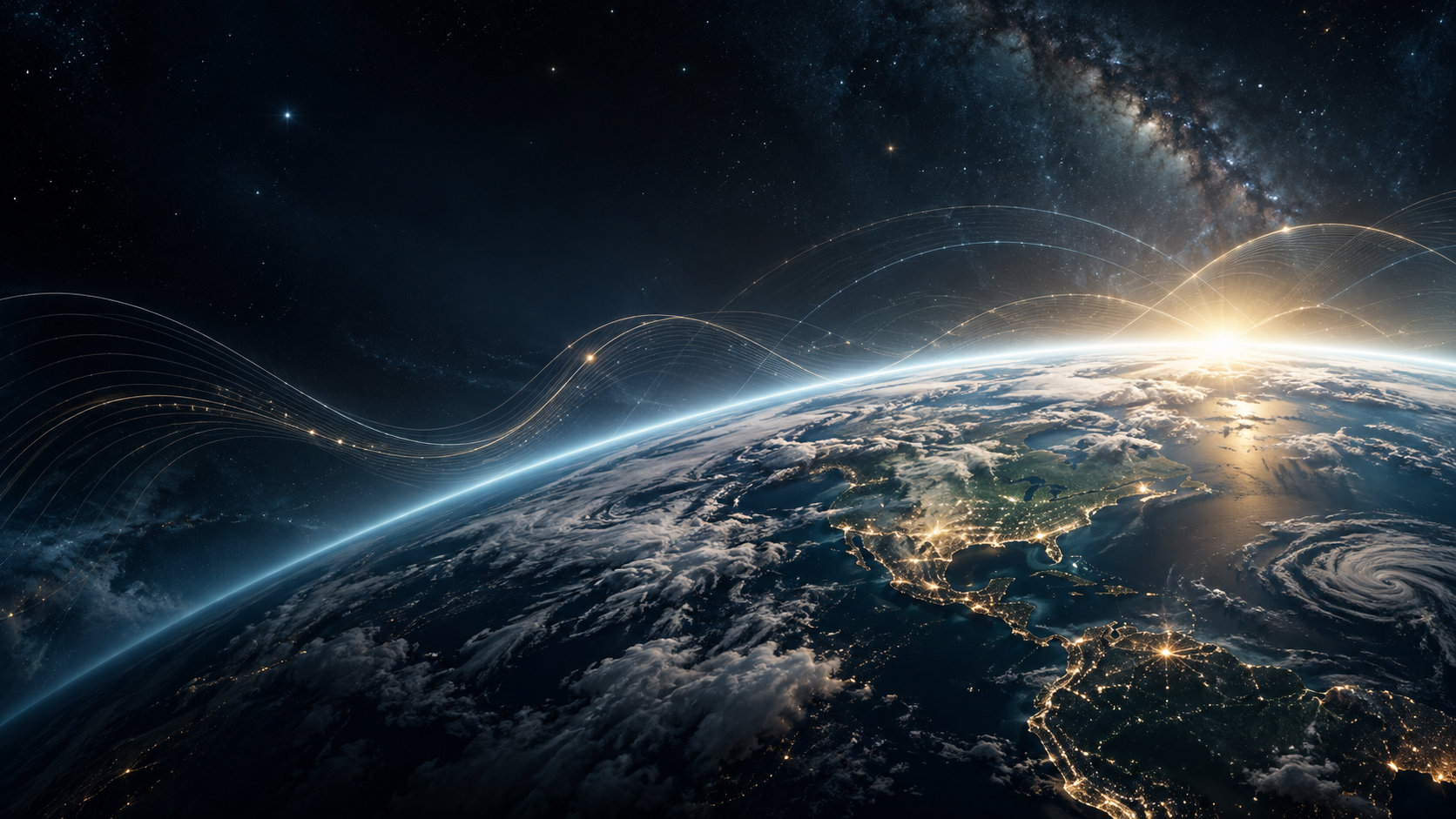 Earth viewed from space